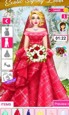 婚礼时尚打扮(Wedding Fashion Dress Up)