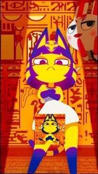 像素埃及猫